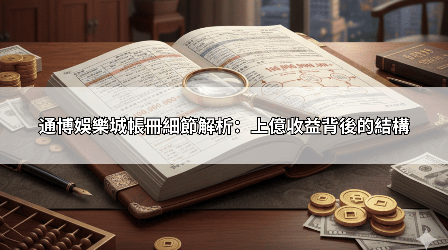 通博娛樂城帳冊細節解析：上億收益背後的結構